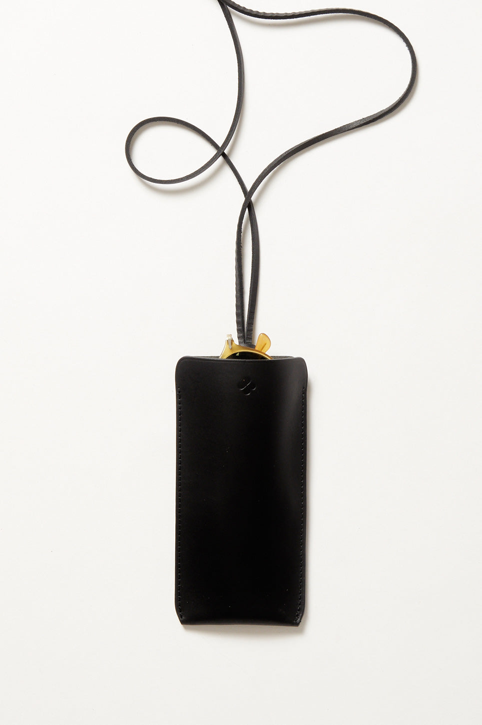 étui à lunette cuir noir végétal