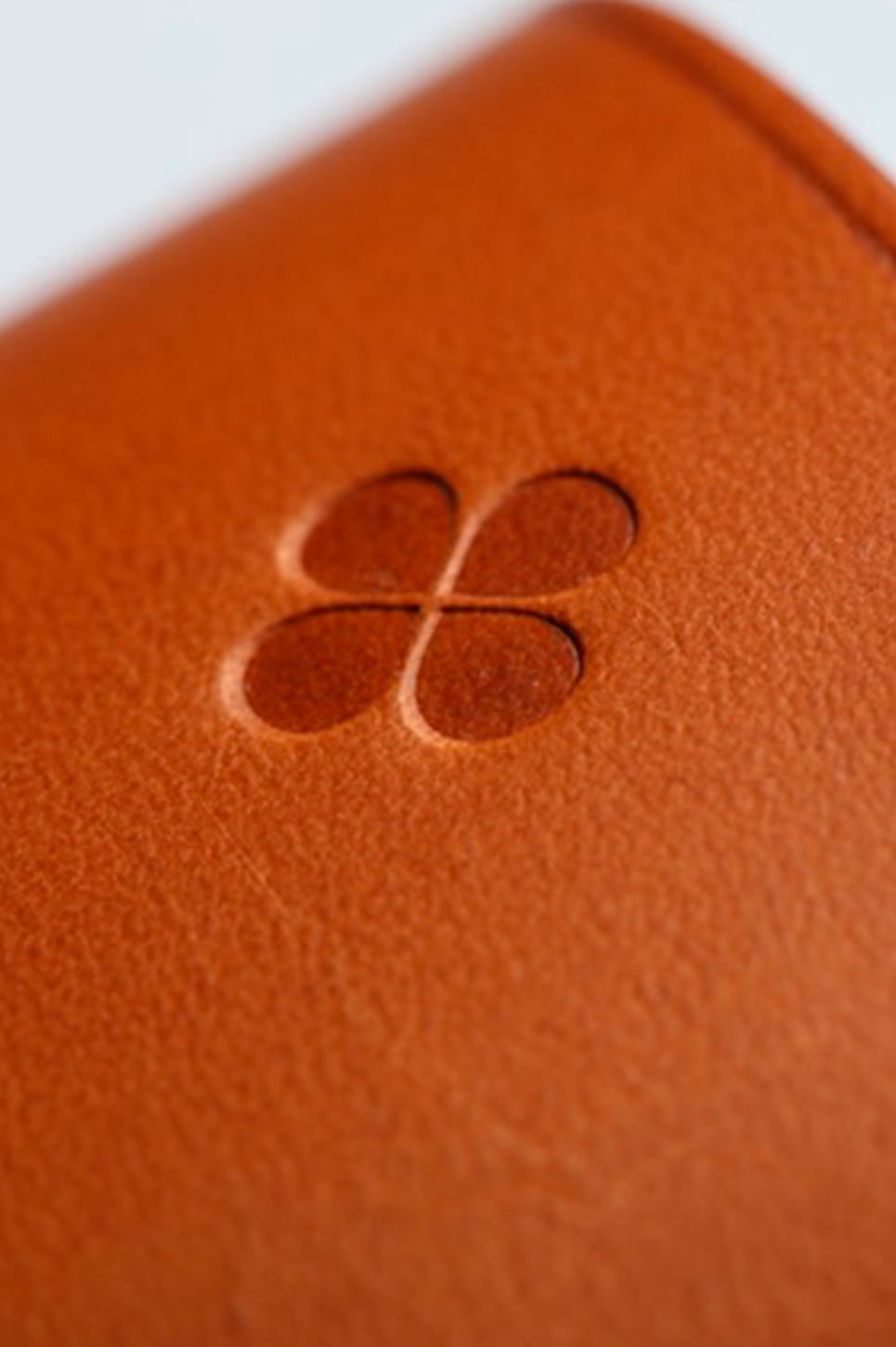 monogrammed leather glasses case