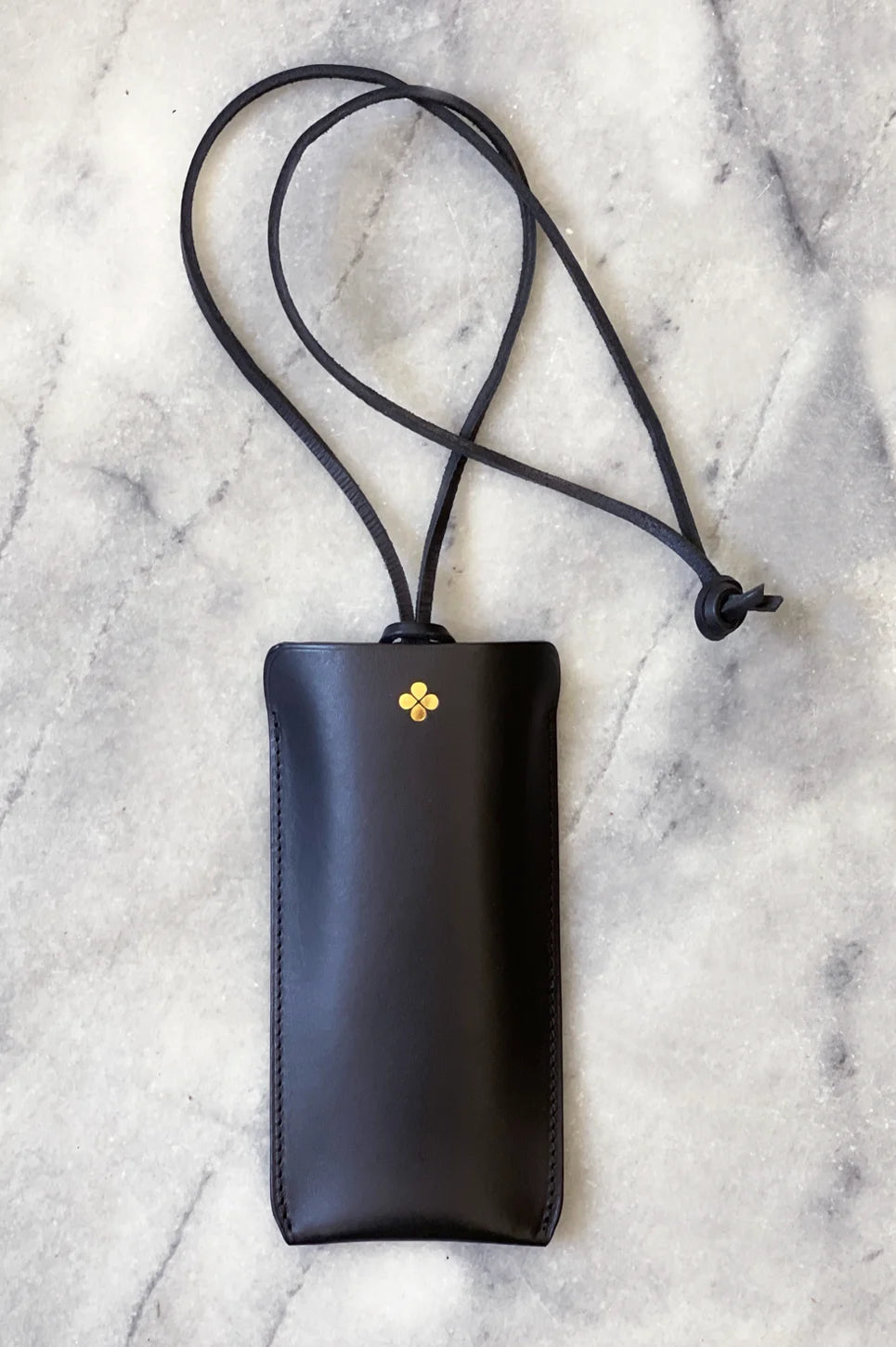glasses case black gold embossing