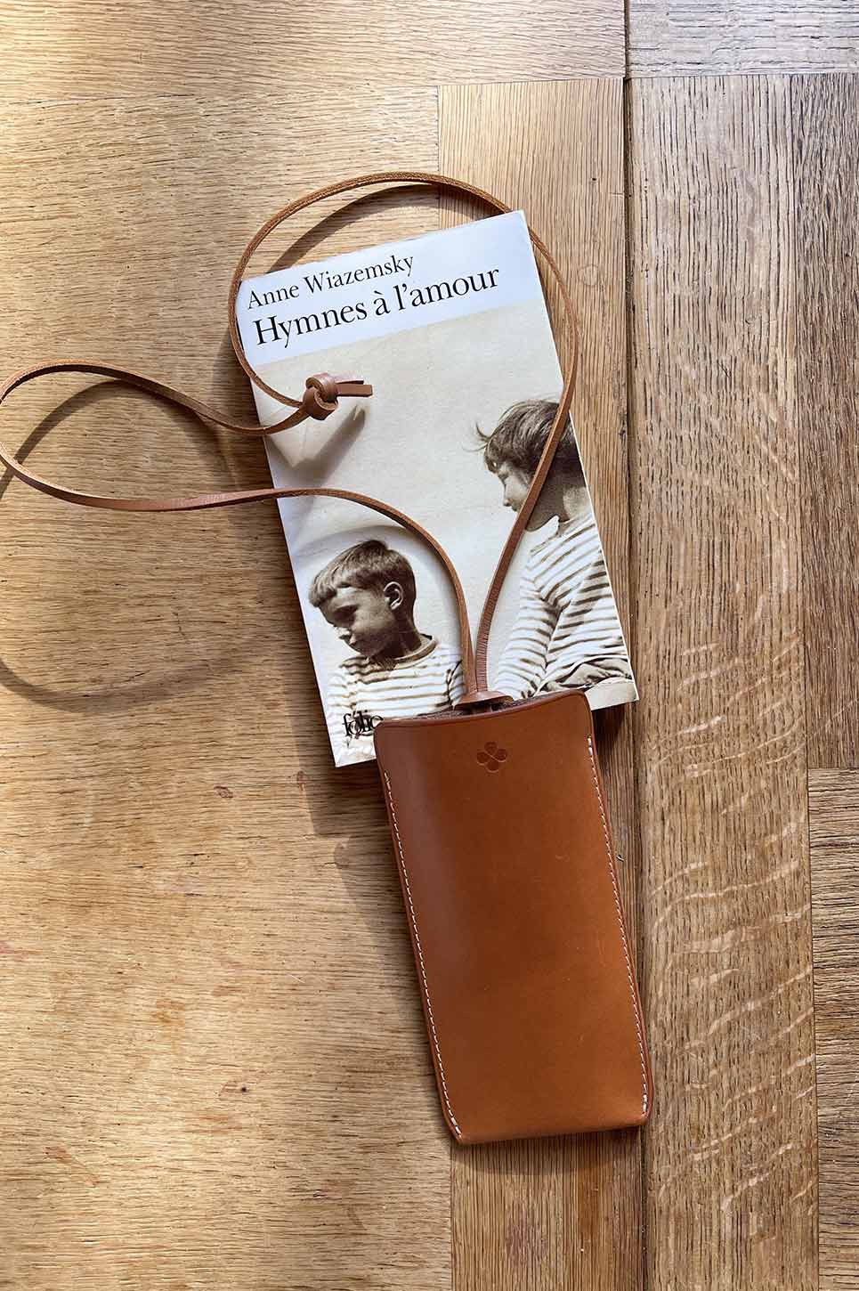 Leather case for glasses