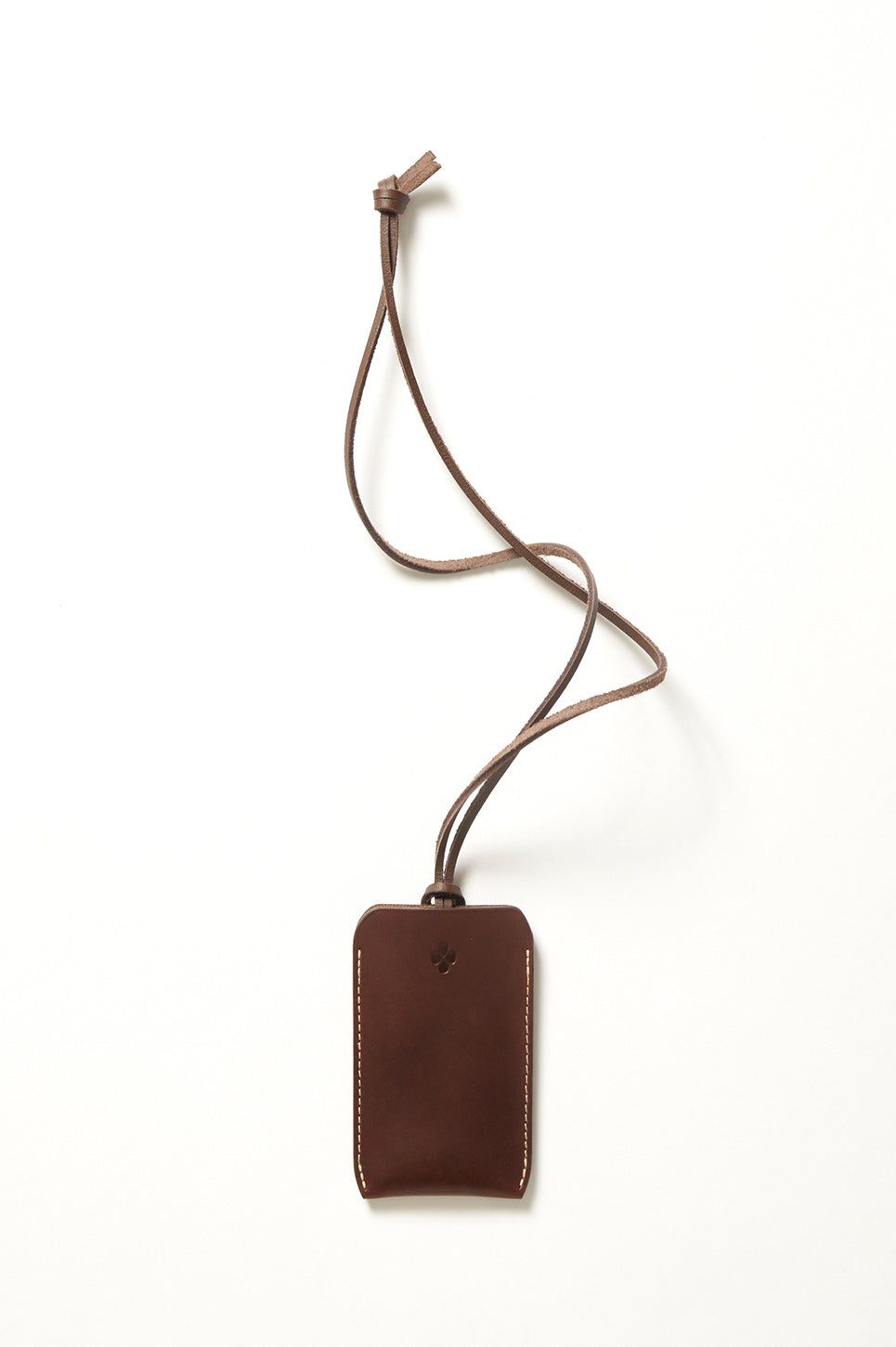 porte carte cuir marron