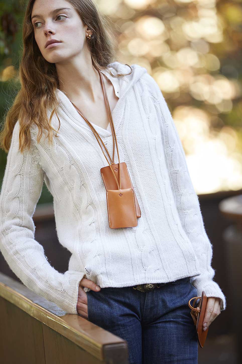 porte clés cuir bandoulière femme