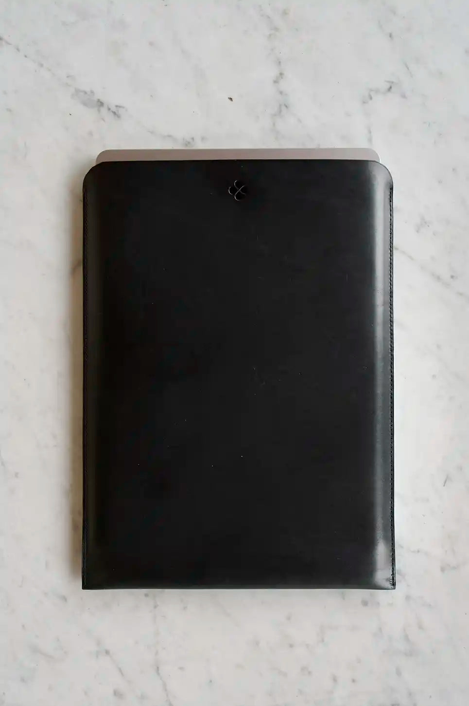Pochette ordinateur 13" cuir lisse | Verticale