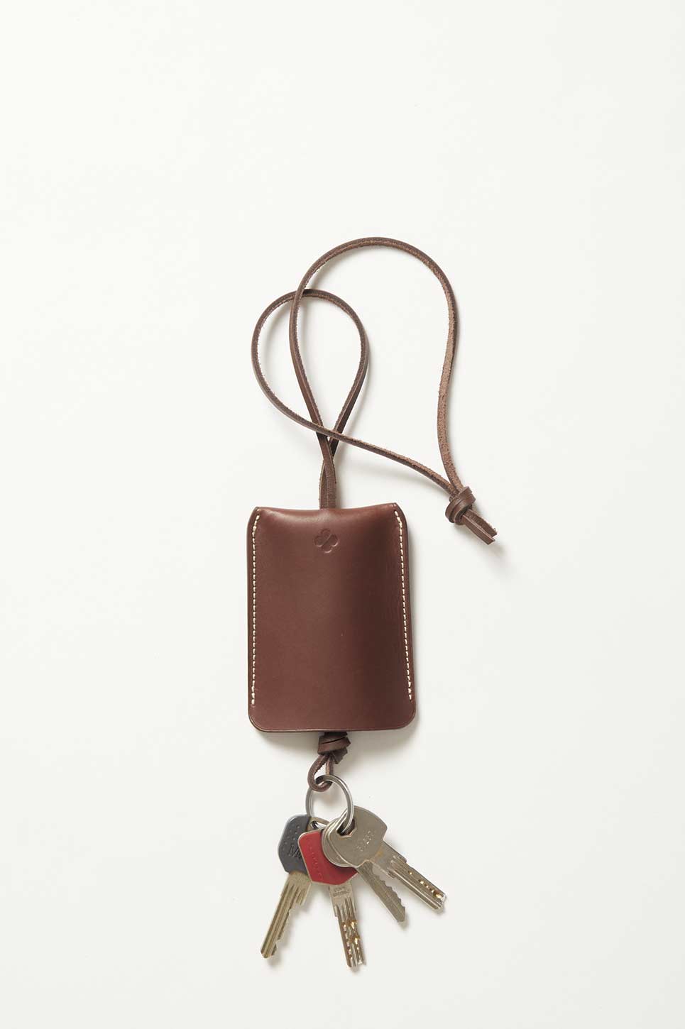 Women's leather key ring DEL'EP
