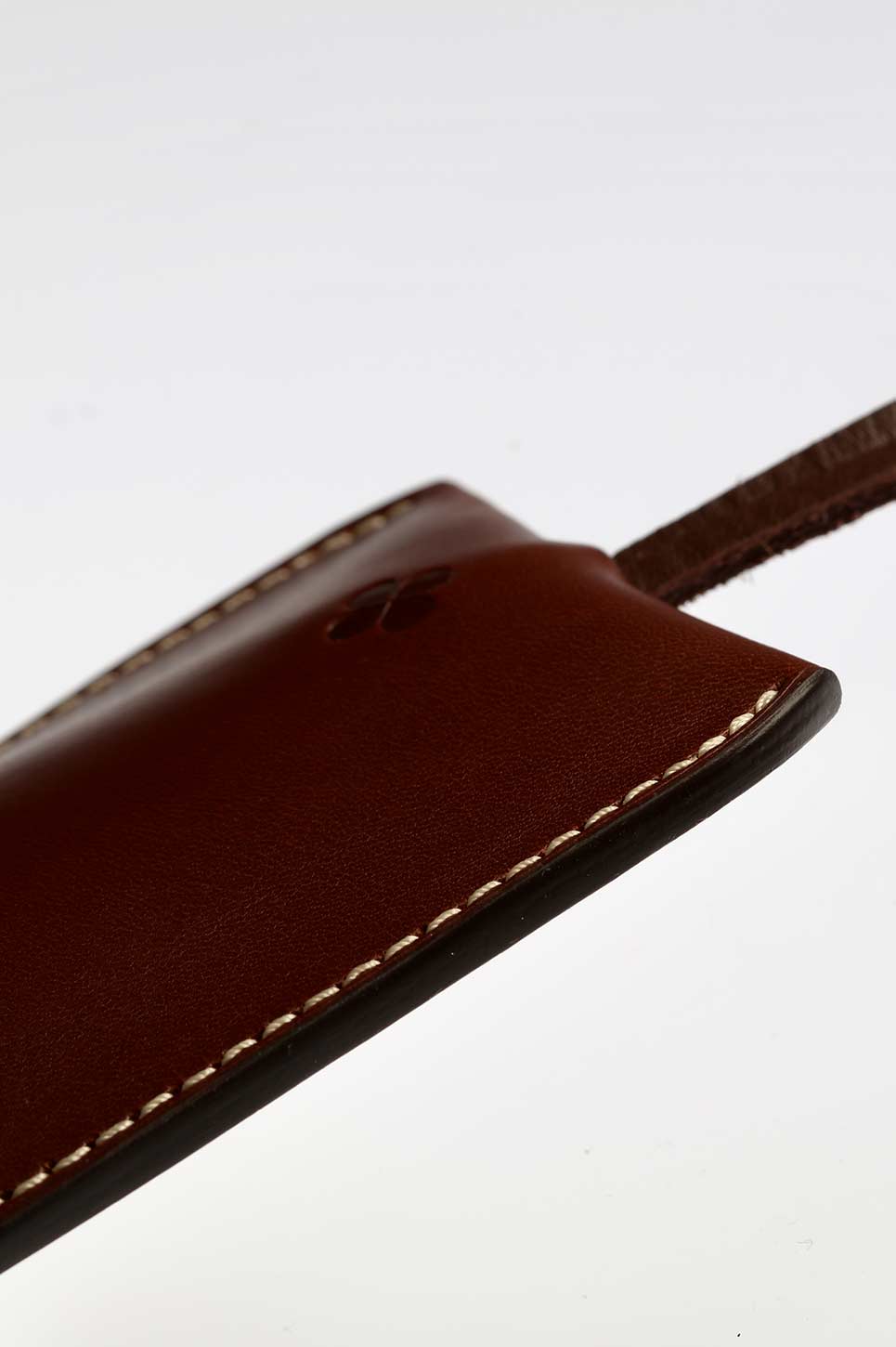 Women's leather key ring DEL'EP